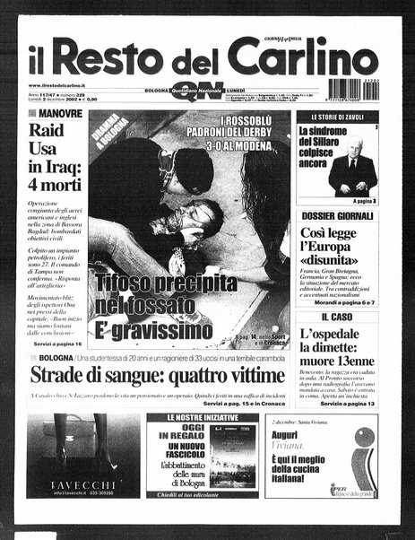 Il Resto del Carlino : giornale dell'Emilia